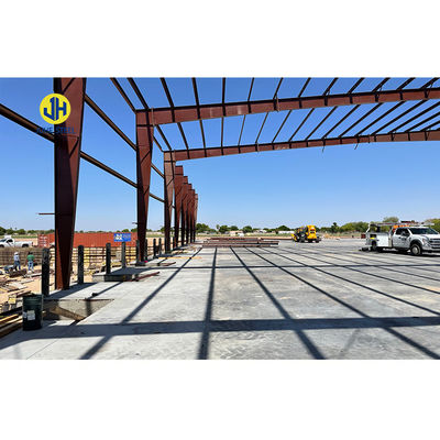 Q235B/Q345B নিম্ন কার্বন ইস্পাত কাঠামোর জন্য Apex ছাদ Prefab মেটাল গার্ডেন শ্যাড