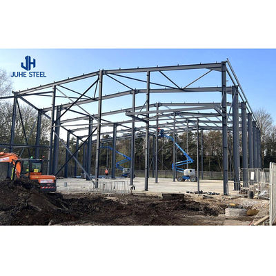 Q235B/Q345B নিম্ন কার্বন ইস্পাত কাঠামোর জন্য Apex ছাদ Prefab মেটাল গার্ডেন শ্যাড