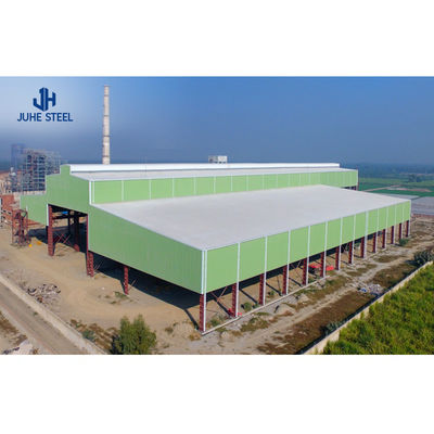 আমেরিকান স্ট্যান্ডার্ড গ্রেড Q235/Q345B এর জন্য কাস্টমাইজড প্রিফ্যাব স্টিল স্ট্রাকচার গুদাম