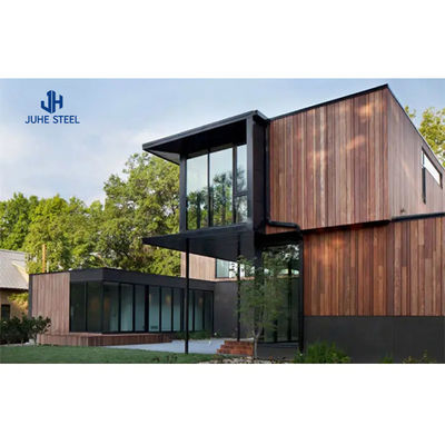 Home Prefab Container House with Solid H-shape Steel Beam and Sandwich Panel Door হোম প্রিফ্যাব কন্টেইনার হাউস সলিড এইচ-আকারের স্টিল বিম এবং স্যান্ডউইচ প্যানেল ডোর সহ