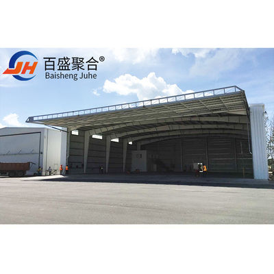 ISO9001 2008/CE/BV সার্টিফাইড ইস্পাত কাঠামো বাণিজ্যিক এবং ব্যক্তিগত জেটের জন্য হ্যাঙ্গার