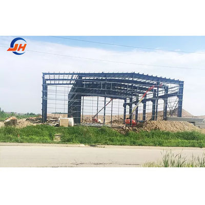 Q235B/Q345B নিম্ন কার্বন ইস্পাত প্রিফ্যাব্রিকেটেড গুদাম ওয়ার্কশপ বিল্ডিং শিল্পের জন্য