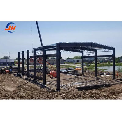 Q235B/Q345B নিম্ন কার্বন ইস্পাত প্রিফ্যাব্রিকেটেড গুদাম ওয়ার্কশপ বিল্ডিং শিল্পের জন্য