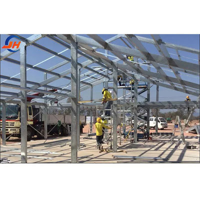 Solid H-shape Steel Beam Prefabricated Warehouse Iron Shed Building with Free Drawing সলিড এইচ-আকৃতির স্টীল বিম প্রিফ্যাব্রিকেটেড ওয়্যারহাউস আয়রন শেড বিল্ডিং