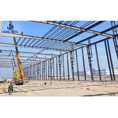 প্রধান ফ্রেম হালকা ইস্পাত Q345 Q235 প্রিফ্যাব্রিকেটেড ইস্পাত কাঠামো কর্মশালা গুদাম