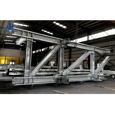 নিম্ন কার্বন ইস্পাত Q235 Q345 Galvanized Steel Warehouse Workshop Hangar Garage Structure