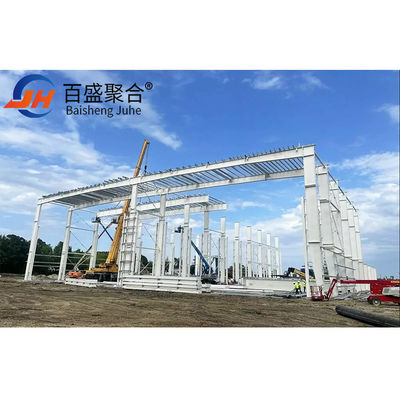 Q355 Q235B বড় স্প্যান স্টিল স্ট্রাকচার কর্মশালার জন্য গরম ঘূর্ণিত স্ট্রাকচারাল স্টিলের এইচ বিম