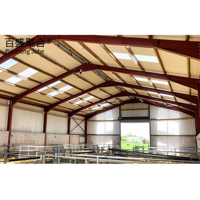 Steel Farming Suppliers Steel Structure Chicken Broiler House ডিজাইন লেআউট ফর হর্স বার্ন