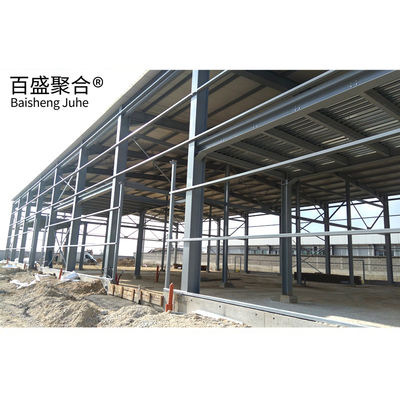 Space Frame Design Prefabricated Shed for Q355 Q235B স্টীল গ্রেড স্টীল বিল্ডিং গুদাম