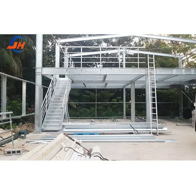 ইস্পাত ধাতব ফ্রেম কাঠামো কর্মশালা এবং বিন্যাস জন্য কাস্টমাইজড রঙ প্রিফ্যাব গুদাম
