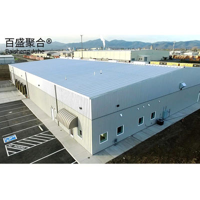 পারফরম্যান্স গ্রেড Q235 Q235B Q345 জন্য 25x41ft ইস্পাত কাঠামো গুদাম ± 1% সহনশীলতা