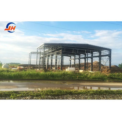 গ্রেড Q345 Q235 হালকা ইস্পাত প্রধান ফ্রেম ডিজাইন ধাতু প্রিফ্যাব্রিকেটেড গুদাম বিল্ডিং