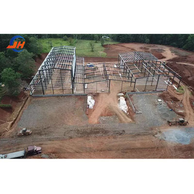 প্রসেসিং সার্ভিস বাঁকানো ভারী দায়িত্ব 30x40x14 ধাতু কর্মশালা ভবন