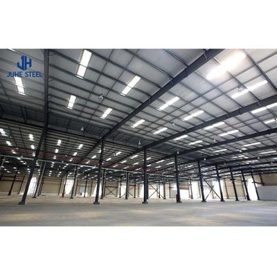 হালকা ইস্পাত Q355 Q235 প্রধান ফ্রেম সংক্ষিপ্ত নির্মাণ সময়কাল প্রিফ্যাব্রিকেটেড গুদাম