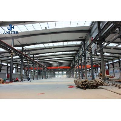 হালকা ইস্পাত Q355 Q235 প্রধান ফ্রেম সংক্ষিপ্ত নির্মাণ সময়কাল প্রিফ্যাব্রিকেটেড গুদাম