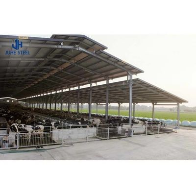 ASTM স্ট্যান্ডার্ড প্রিফ্যাব্রিকেটেড স্টিল ফ্রেম হাউস গরু শেল নির্মাণের জন্য