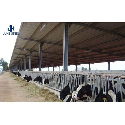 ASTM স্ট্যান্ডার্ড প্রিফ্যাব্রিকেটেড স্টিল ফ্রেম হাউস গরু শেল নির্মাণের জন্য