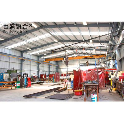 Q235 Q355B Steel Metal Frame Structure Prefabricated Building Materials for Workshop স্টীল মেটাল ফ্রেম স্ট্রাকচার প্রিফাব্রিকটেড বিল্ডিং মটরিয়ালস ফর ওয়ার্কশপ