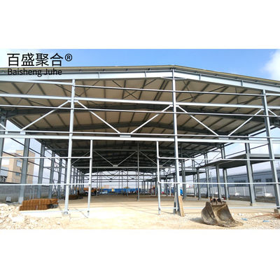 কাস্টমাইজযোগ্য সহনশীলতা ± 1% Q235/Q235B/Q355/Q355B প্রিফ্যাব্রিকেটেড স্টিলের গুদাম বিল্ডিং