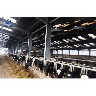 Q235/Q355B গ্রেড ইস্পাত কাঠামো গবাদি পশু পরিচালনার জন্য গরু শয্যা