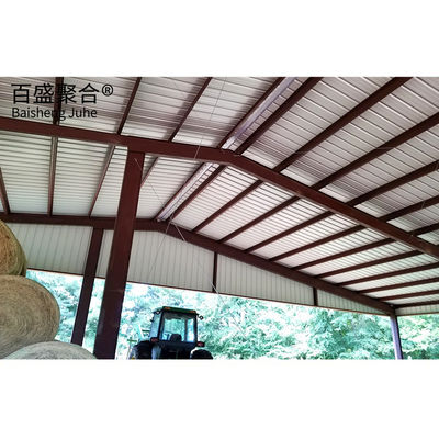 হালকা ইস্পাত কাঠামো দুগ্ধ খামার গরু শেল Q235/Q345B গ্রেড এবং সহজ ইনস্টলেশন সঙ্গে
