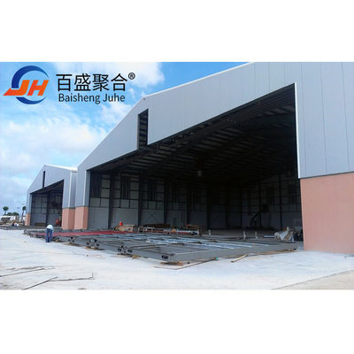 সহনশীলতা ±1% Q235B/Q345B নিম্ন কার্বন ইস্পাত প্রিফ্যাব স্টিল কাঠামো গুদাম/হ্যালো/হ্যাঙ্গার
