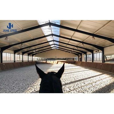 নিম্ন কার্বন Q235/Q345 মেটাল ঘোড়া শ্যাড Prefab মেটাল ঘোড়া Barn