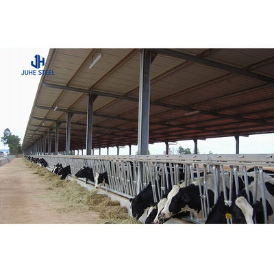 নিম্ন কার্বন Q235/Q345 মেটাল ঘোড়া শ্যাড Prefab মেটাল ঘোড়া Barn