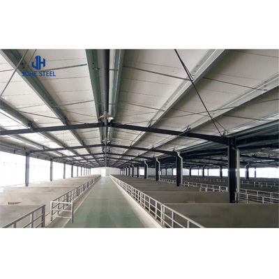 Q235B/Q345B নিম্ন কার্বন ইস্পাত ইস্পাত কাঠামো চিকেন কোপ প্রিফ্যাব্রিকেটেড চিকেন হাউস