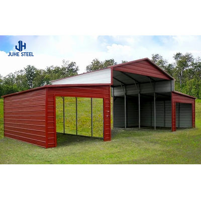স্ট্রাকচারাল স্টিল নির্মাণ ফার্ম শ্যাড পেইন্ট ফিনিস এবং অ্যালুমিনিয়াম খাদ উইন্ডো সঙ্গে