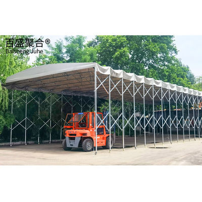পুশ অ্যান্ড পুল ফোল্ডিং গ্যারেজ কারপোর্ট গুদাম ওয়াটারপ্রুফ টেন্ট মোবাইল পার্কিং টেন্ট