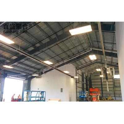 Q355 Q235B প্রিফ্যাব্রিকেটেড স্টিল বিল্ডিং ধাতু গুদাম কর্মশালা হ্যাঙ্গার হল স্ব-সংরক্ষণ