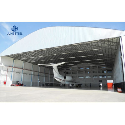AiSi Q235 Q345B প্রিফ্যাব্রিকেটেড ইস্পাত কাঠামো গুদাম কর্মশালা হ্যাঙ্গার
