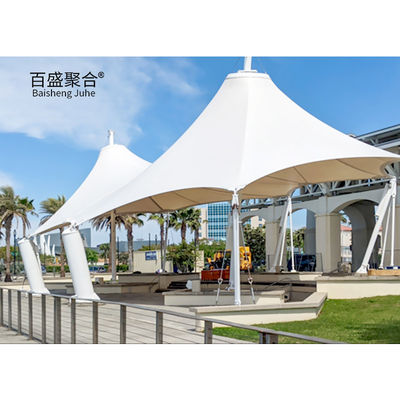 কাস্টমাইজড গ্লাস ফ্যাব্রিক Trussed স্টীল ফ্রেম Membrane Tensioned Structures বিমানের হ্যাঙ্গার ক্যানোপি