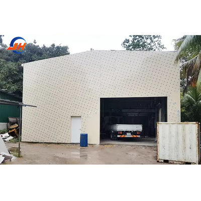 ঢালাই সেবা ইস্পাত কাঠামো প্রিফ্যাব্রিকেটেড হল কর্মশালা 24 X 40 ধাতু ভবন