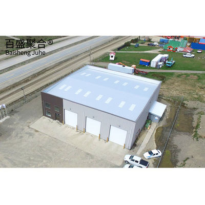 Q235B/Q345B নিম্ন কার্বন ইস্পাত Prefab 3 গাড়ী ধাতু গ্যারেজ
