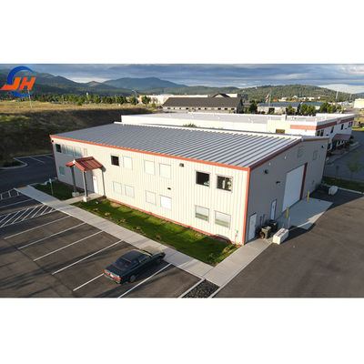 Low Carbon Steel Prefabricated Commercial Building Warehouse with Convenient Design কম কার্বন ইস্পাত প্রিফ্যাব্রিকেটেড কমার্শিয়াল বিল্ডিং গুদাম