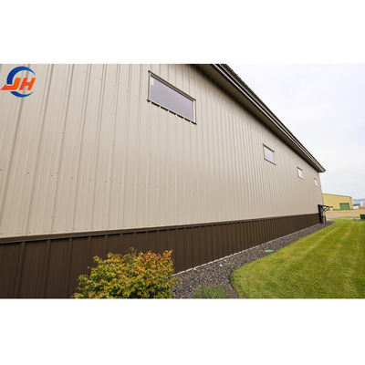 Low Carbon Steel Prefabricated Commercial Building Warehouse with Convenient Design কম কার্বন ইস্পাত প্রিফ্যাব্রিকেটেড কমার্শিয়াল বিল্ডিং গুদাম