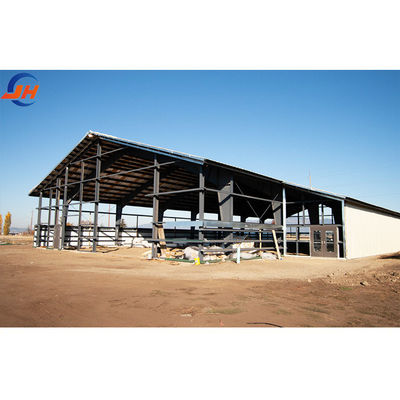 Low Carbon Steel Prefabricated Commercial Building Warehouse with Convenient Design কম কার্বন ইস্পাত প্রিফ্যাব্রিকেটেড কমার্শিয়াল বিল্ডিং গুদাম