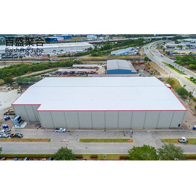 Q235 Q355B গ্রেড ইস্পাত কাঠামো শিল্প গুদাম জন্য Prefab স্টোরেজ বিল্ডিং