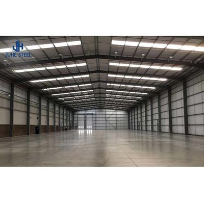 Q235B/Q345B নিম্ন কার্বন ইস্পাত প্রিফ্যাব্রিকেটেড ইস্পাত কাঠামো গুদাম